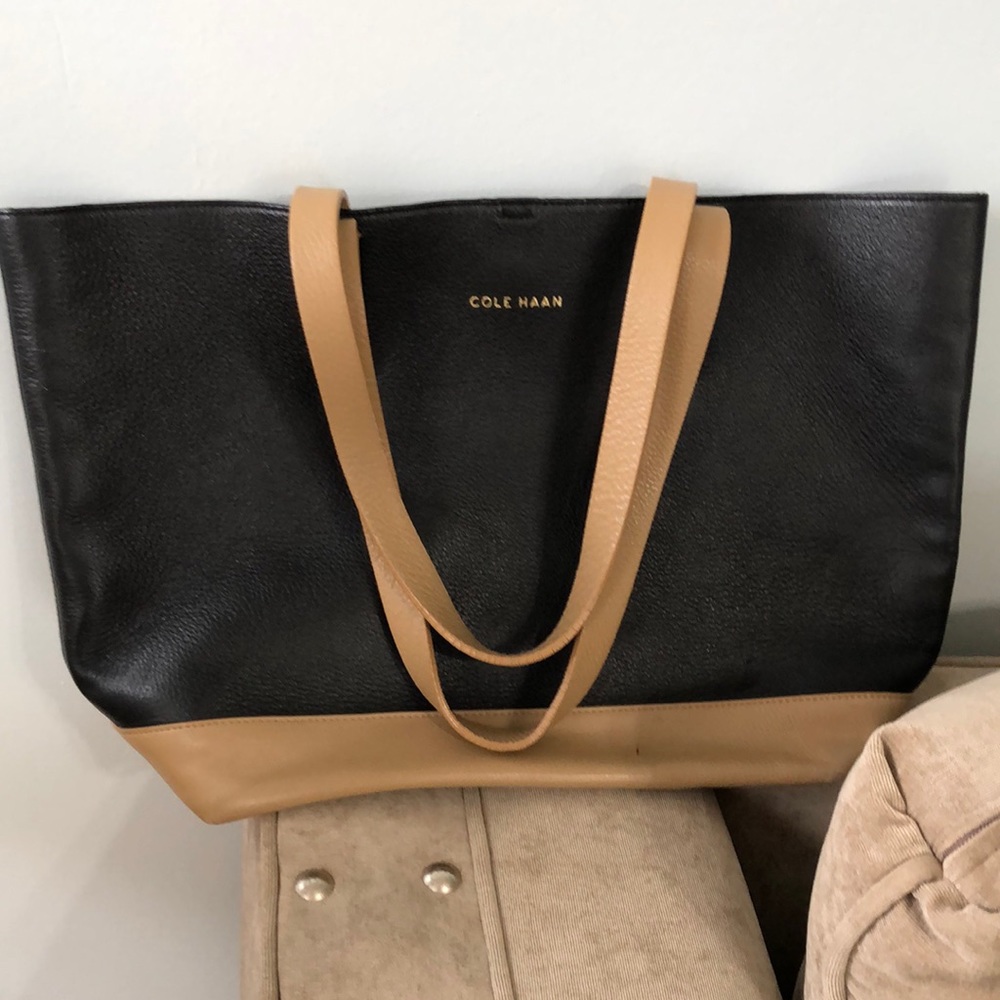 Cole Haan black leather purse